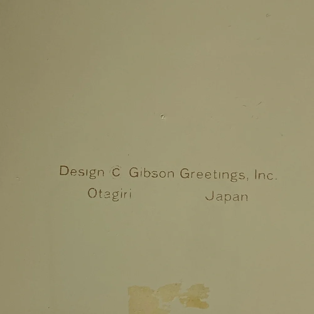 Vintage Otagiri Japan Coasters Design by Gibson Greetings Set of 4